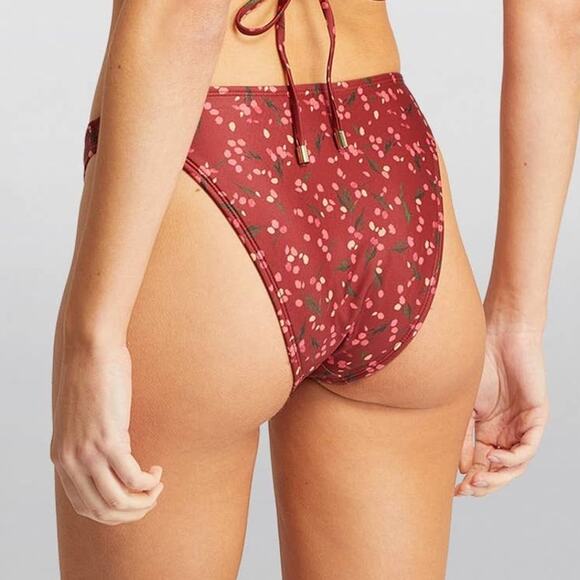 Anthropologie PEONY Hi Line Day Dream Floral High Rise Bikini Bottoms Size XS - Picture 2 of 9